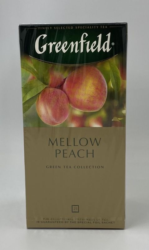 Гринфилд Меллоу Пич 25 пакетиков Greenfield Mellow Peach