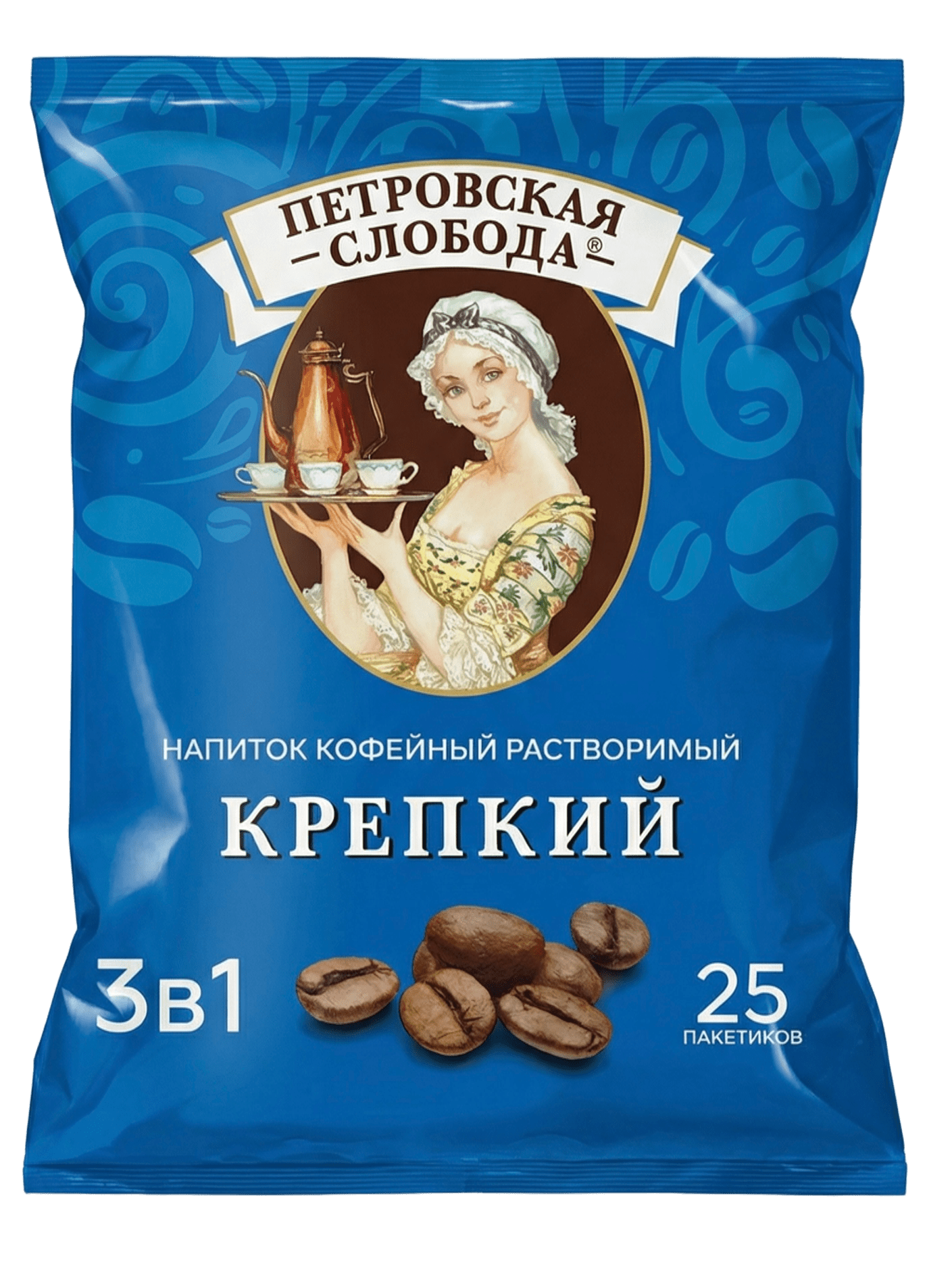 Петровская Слобода 3 в 1 Крепкий (блок 25 пакетиков)