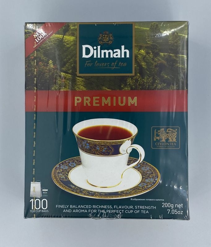 Дилмах чёрный 100 пакетиков без сашетов Dilmah Ceylon
