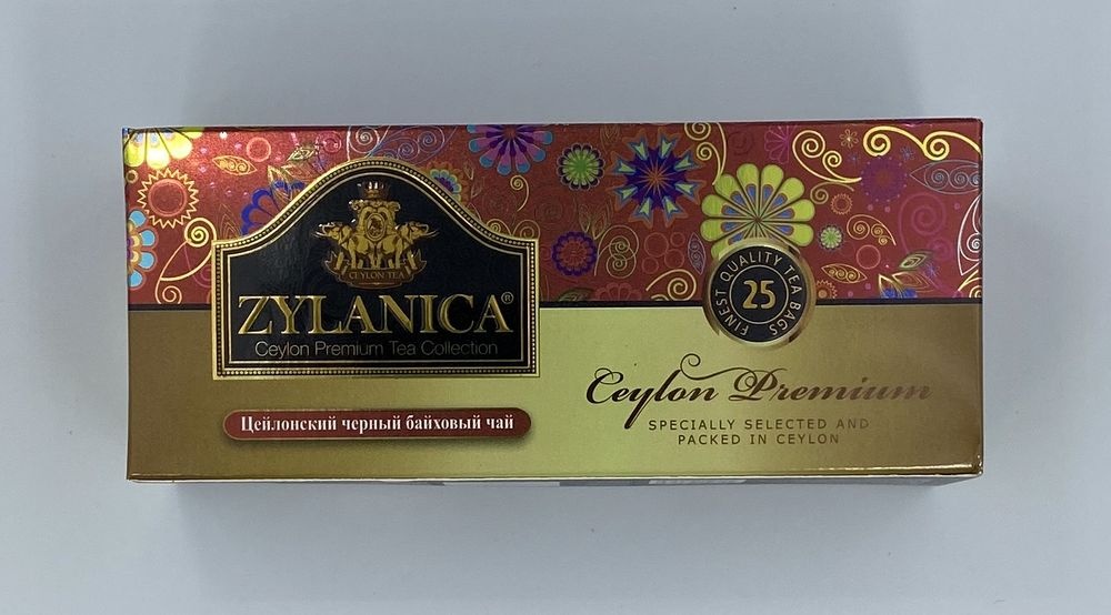 Зиланика Цейлон Премиум черный 25 пакетиков Zylanica