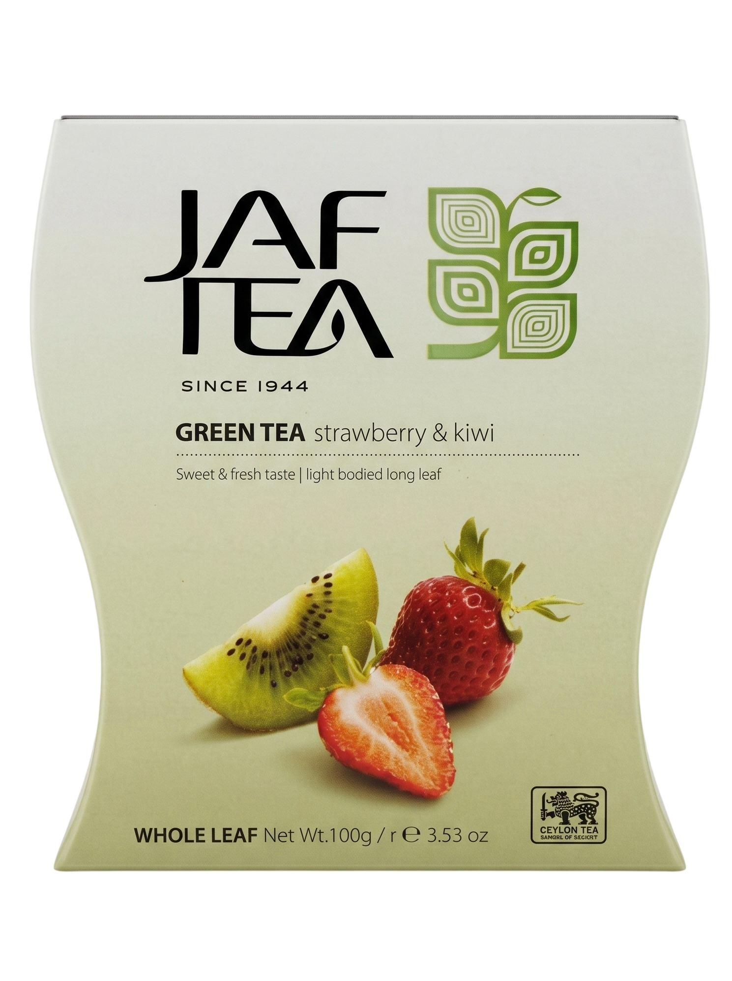 Джаф зелёный Клубника киви 100г Jaf Tea Strawberry Qiwi