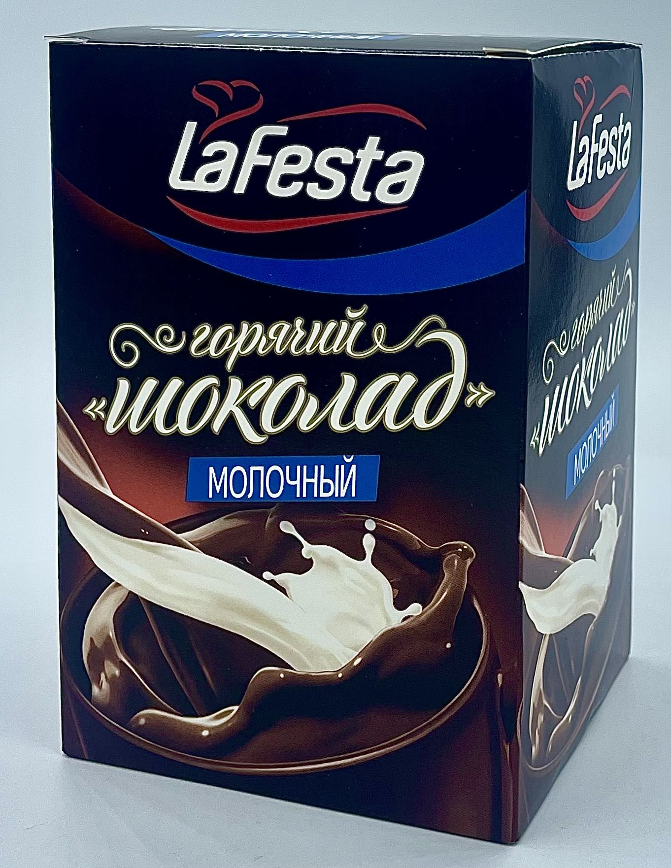 Ла Феста Горячий шоколад Молочный La Festa (блок 10 пакетиков) 2