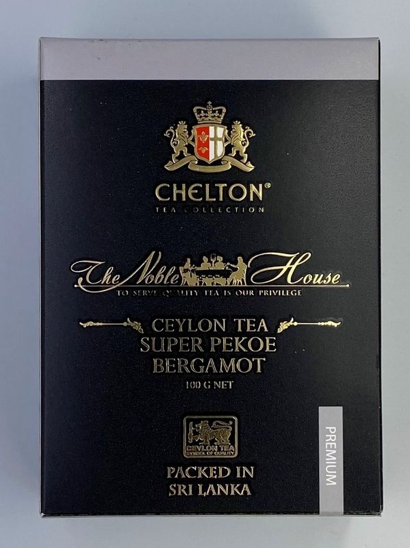 Челтон Благородный дом Супер Пекое с бергамотом 100г Chelton
