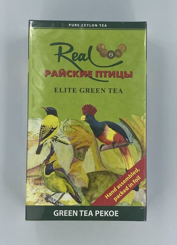 Реал Райские Птицы Пекое зелёный 200 г Real
