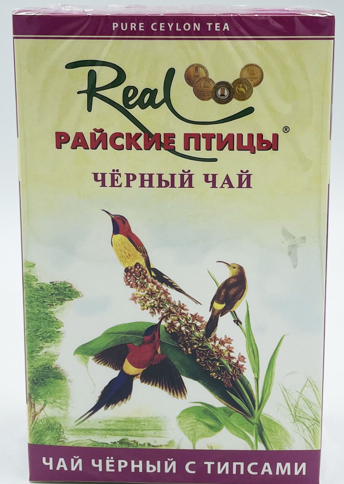 Реал Райские Птицы ФБОП с типсами чёрный 250г Real FBOP 4
