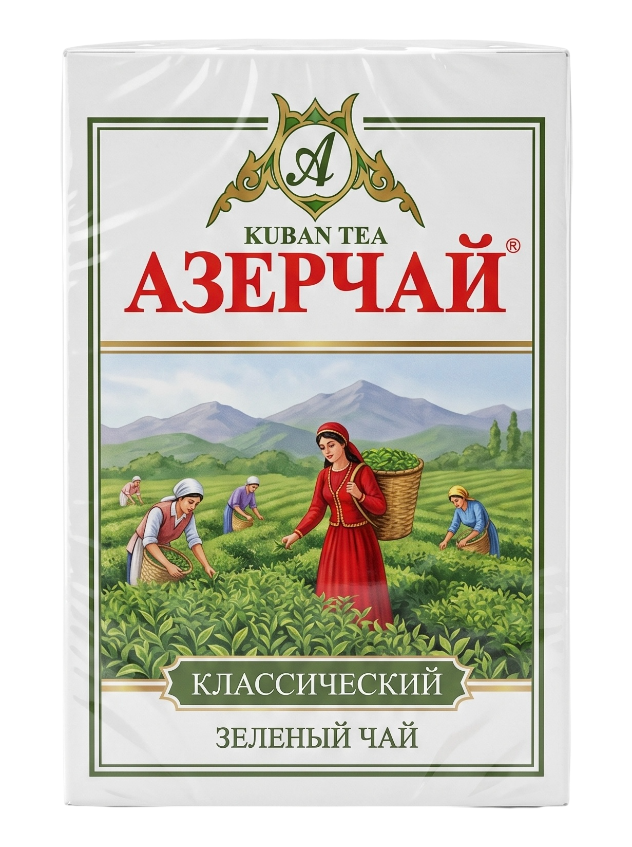 Азерчай Зелёный 100г Azercay