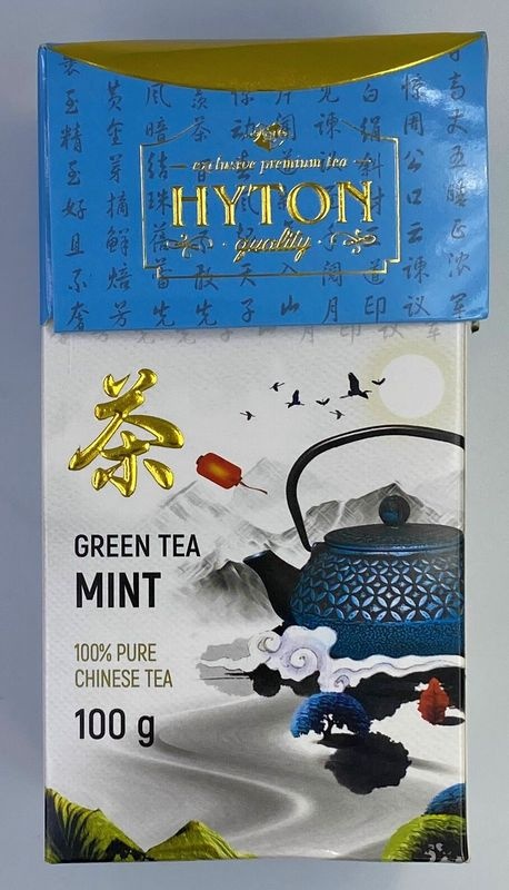 Хайтон Зелёный с мятой 100г Hyton