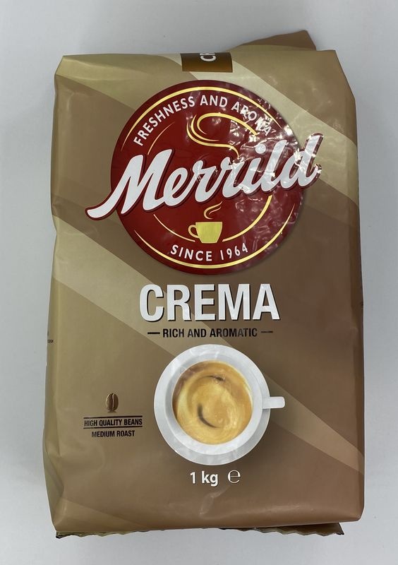 Мэррилд Крема зерно 1000г Merrild Beans Crema