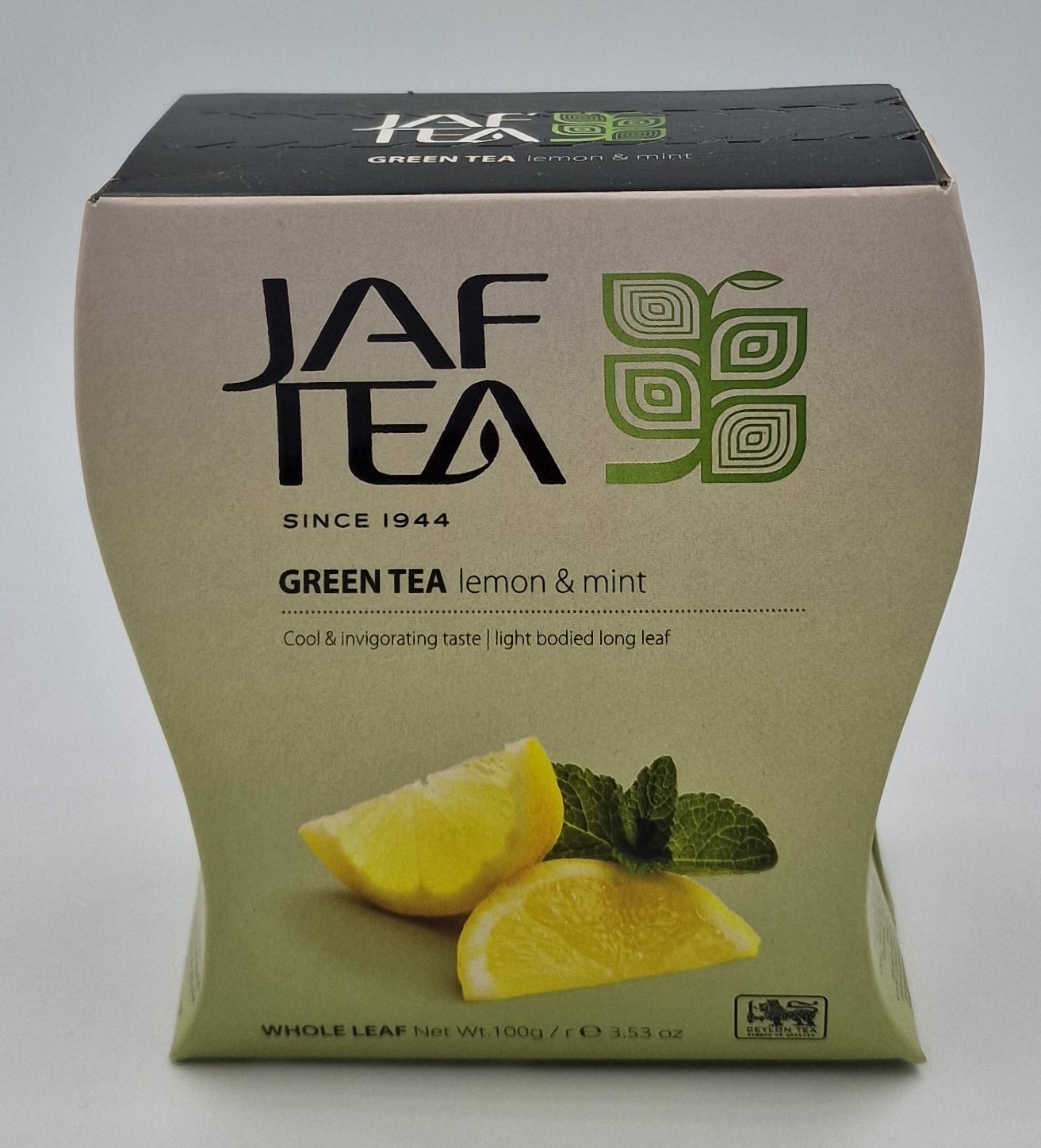Джаф зелёный Лимон Мята 100г Jaf Tea 2