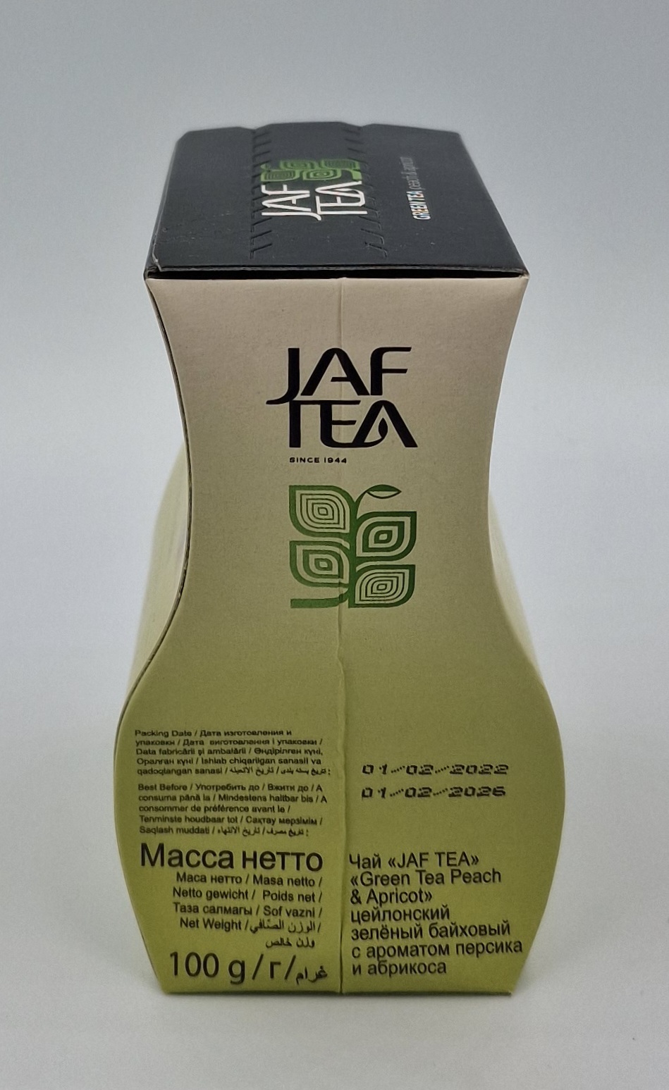 Джаф зелёный Персик-Абрикос 100г Jaf 3