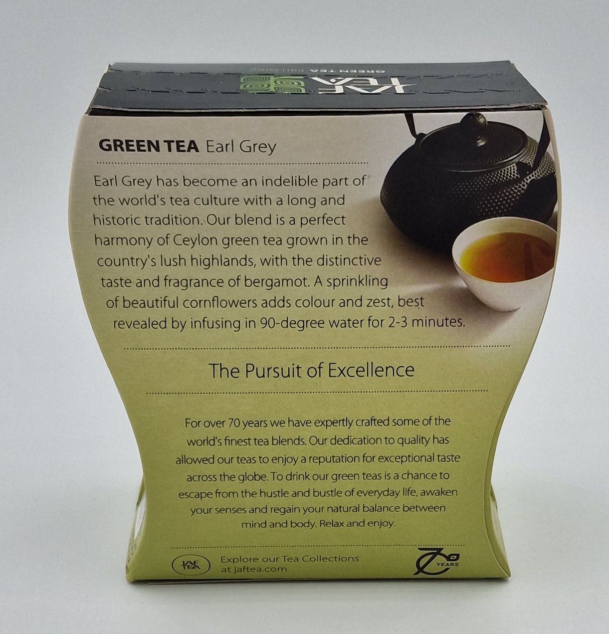 Джаф зелёный Седой Граф 100г Jaf Tea 5