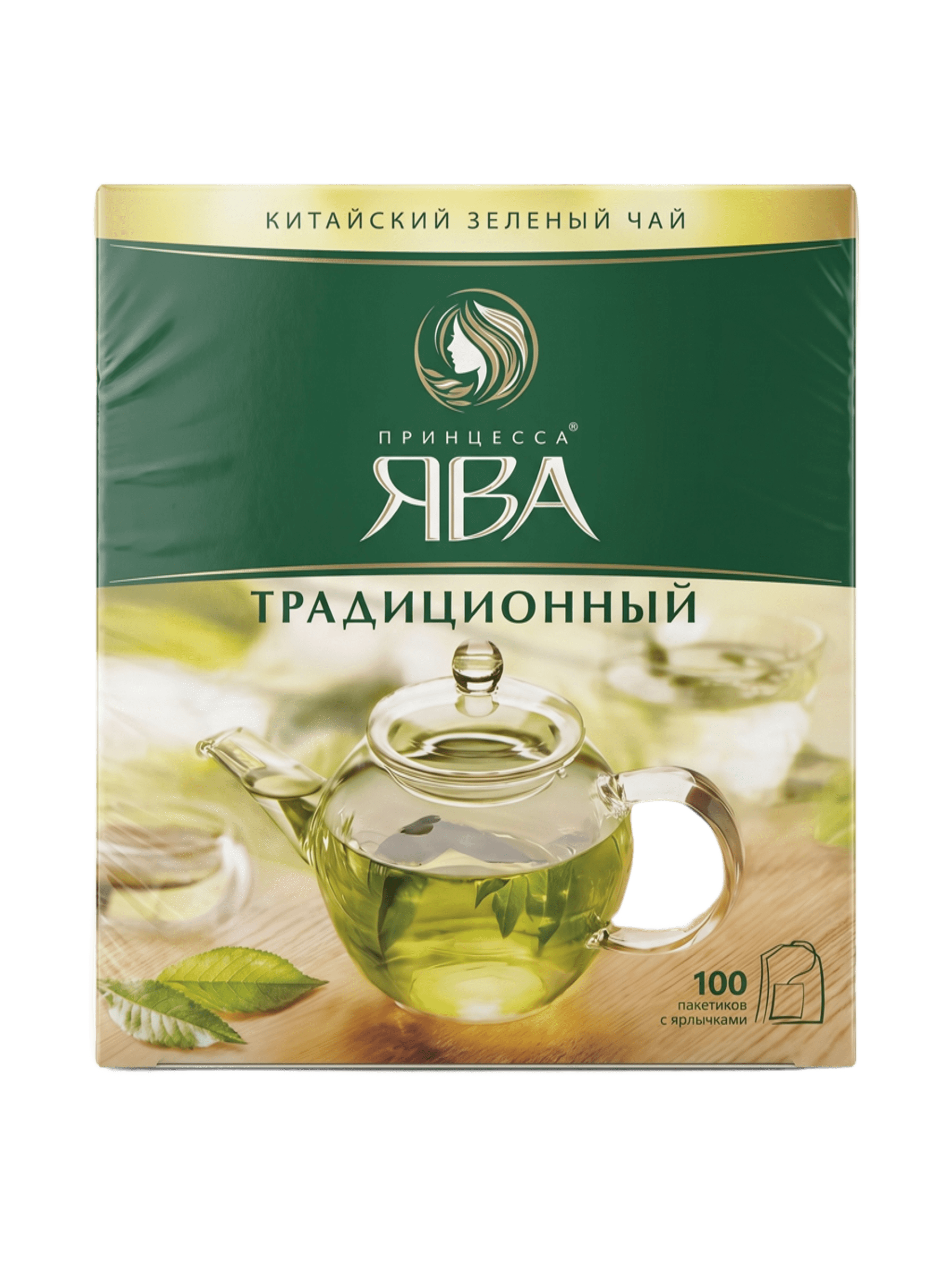 Ява зелёный 100 пакетиков