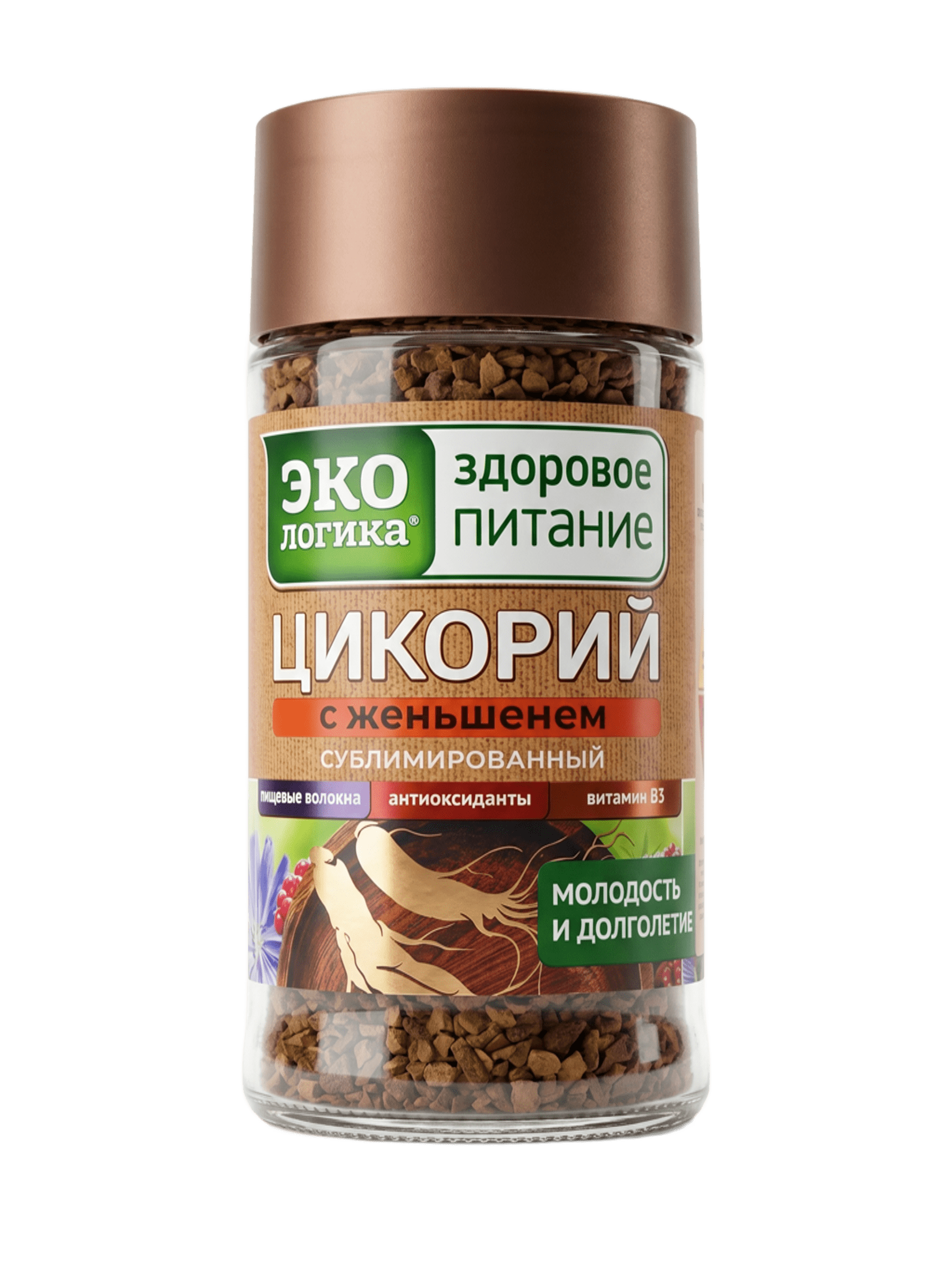 Цикорий Экологика с женьшенем ст 85г