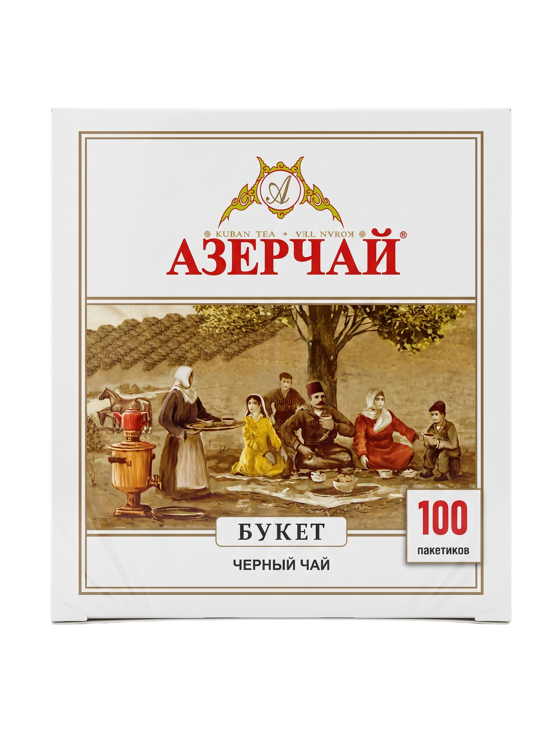 Азерчай Букет 100 пакетиков Azercay Buket