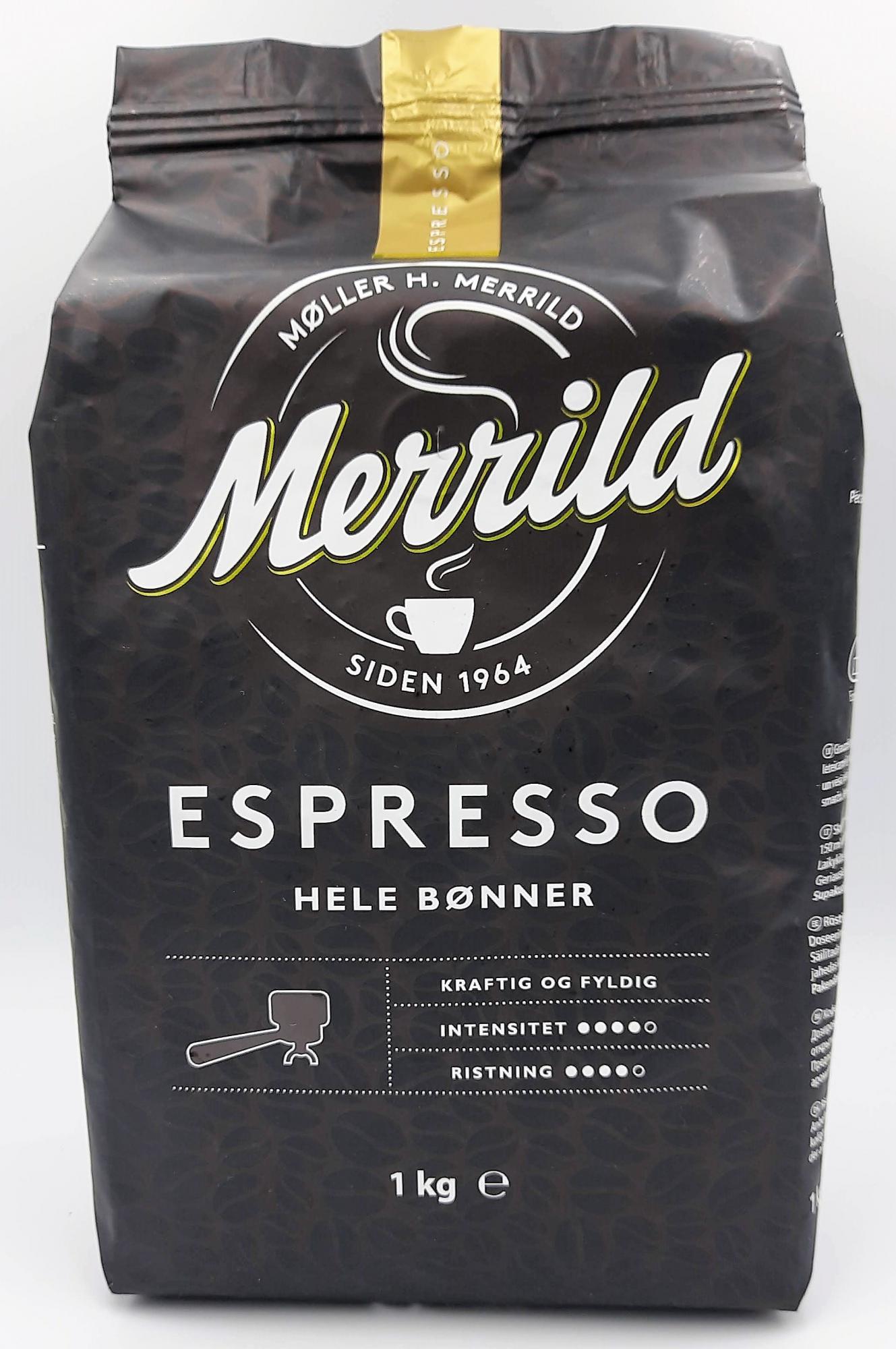 Мэррилд Эспрессо зерно 1000г Merrild Espresso