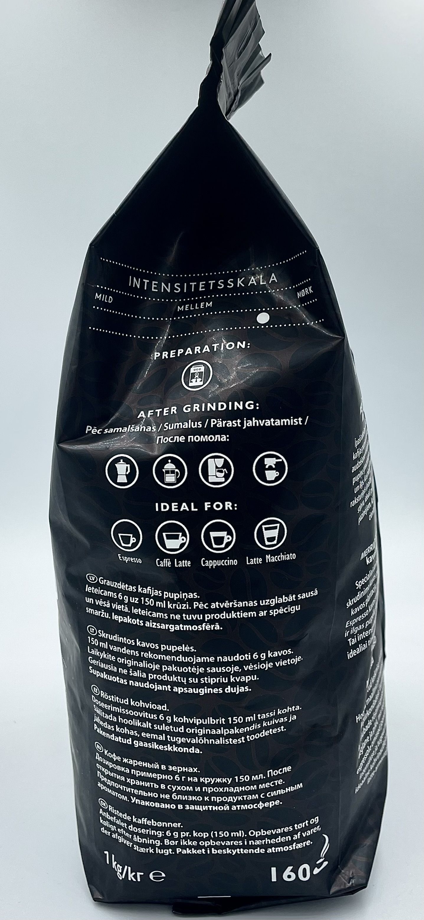 Мэррилд Эспрессо зерно 1000г Merrild Espresso 2