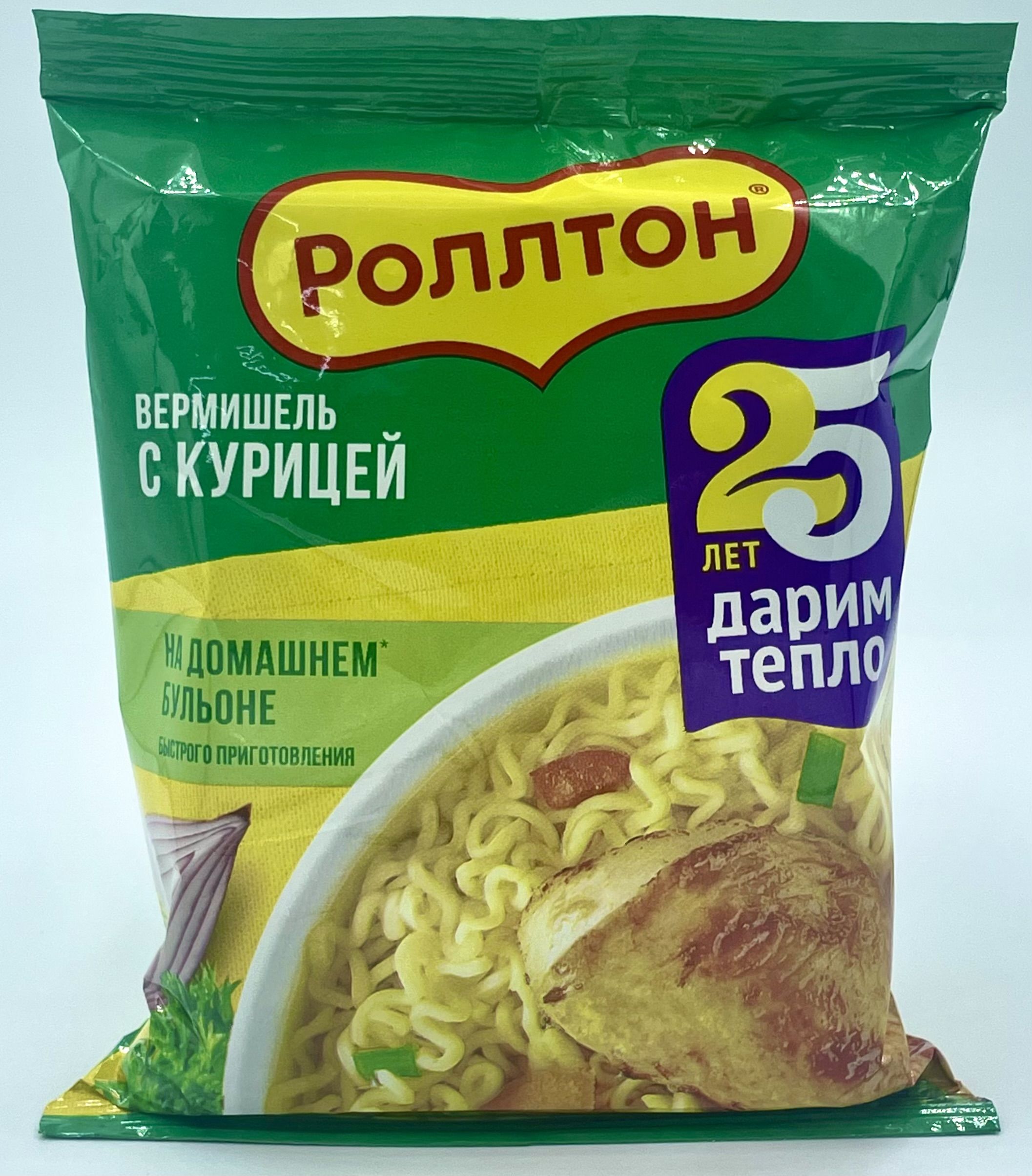 Вермишель Роллтон с курицей 60г 6