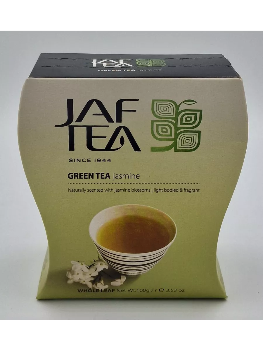 Джаф зелёный с жасмином 100г Jaf Tea