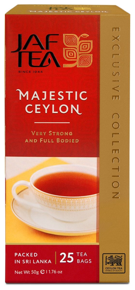 Джаф чёрный 25 пакетиков Маджестик Jaf Tea