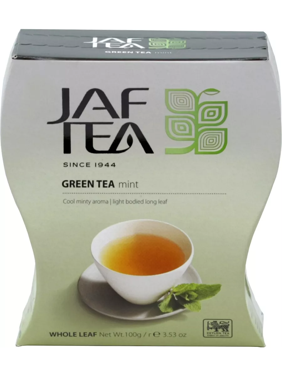 Джаф зелёный Мята 100г Jaf Tea Mint