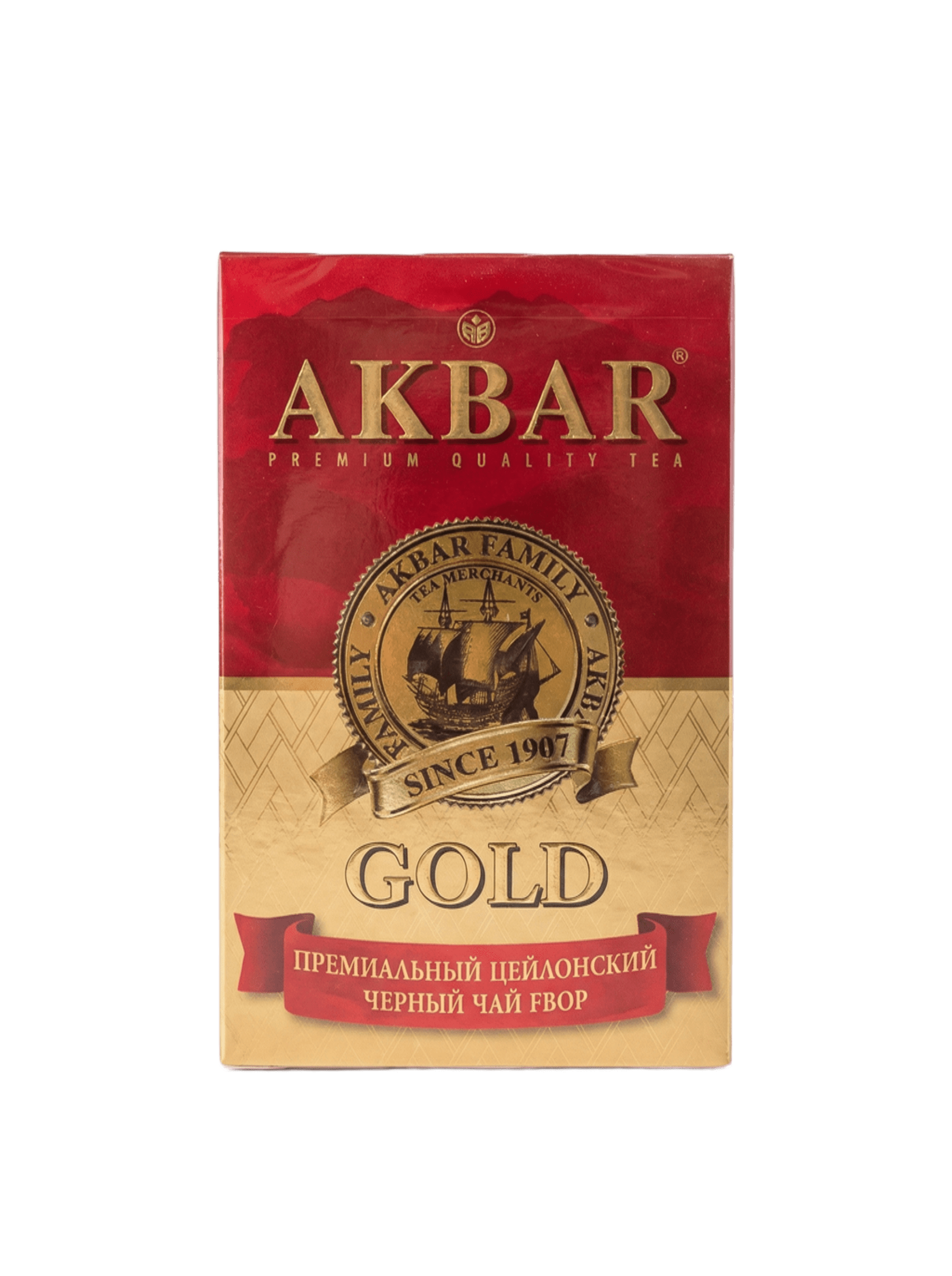 Акбар Голд среднелистовой 100г Akbar Gold Красно-золотой
