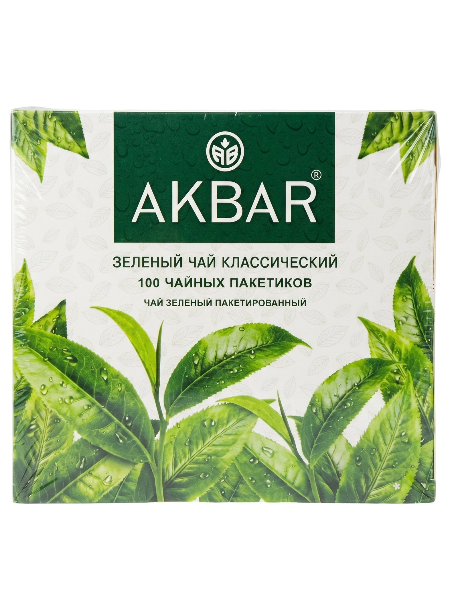 Акбар Зелёный 100 пакетиков Akbar