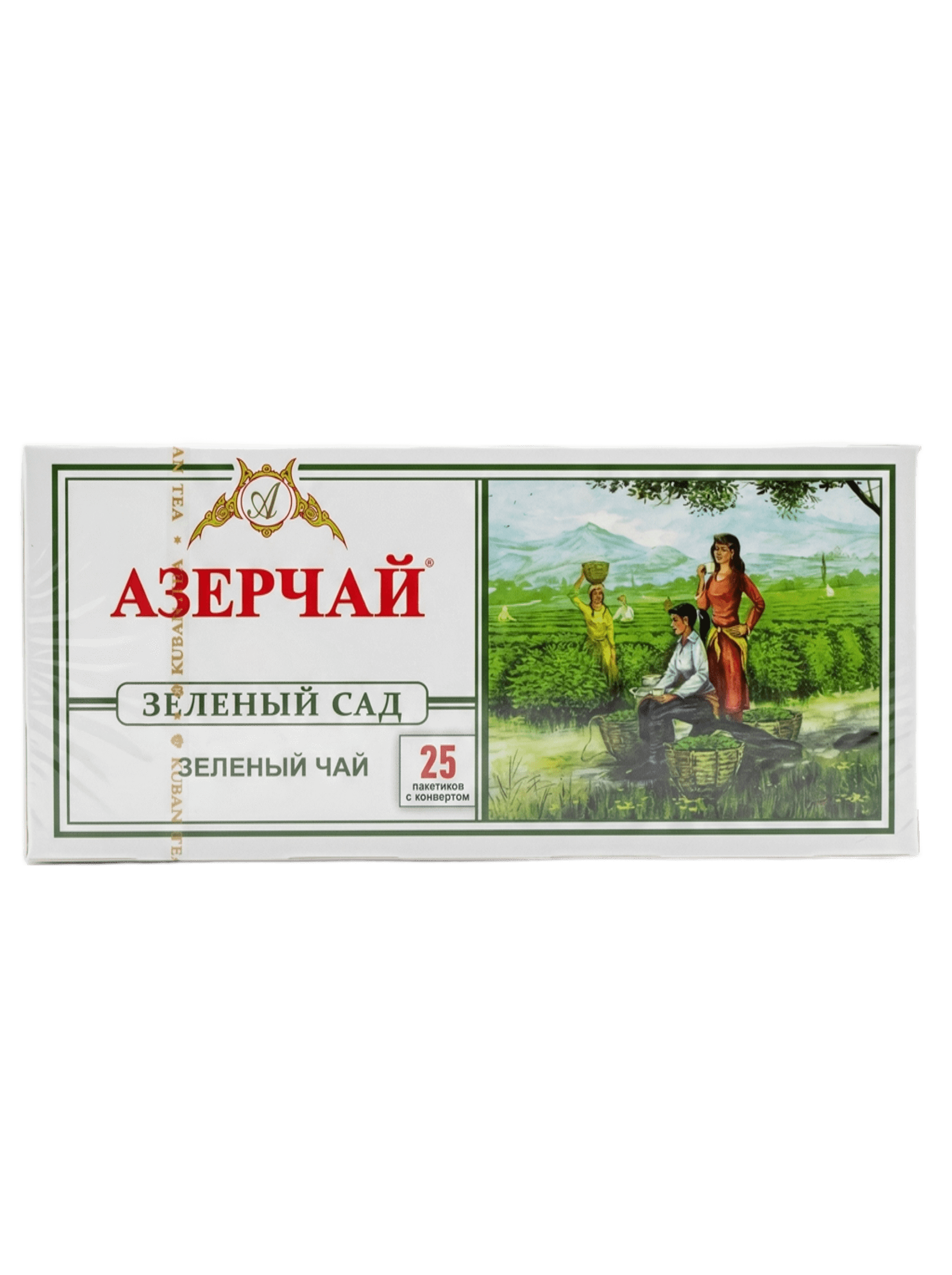 Азерчай Зелёный сад 25 пакетиков Azercay