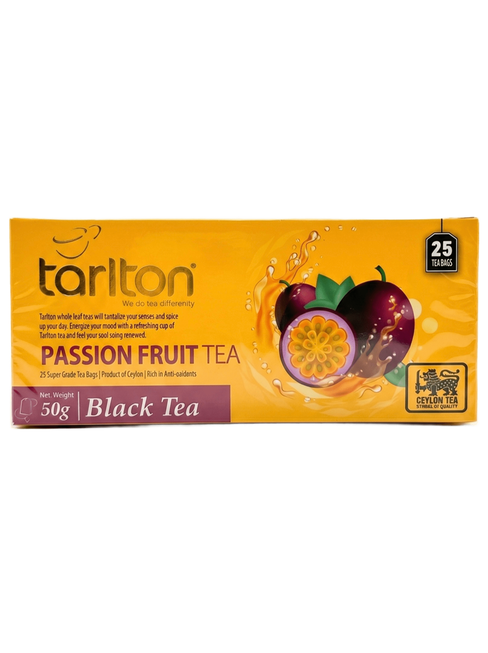 Тарлтон 25 пакетиков чёрный Плод Страсти Tarlton