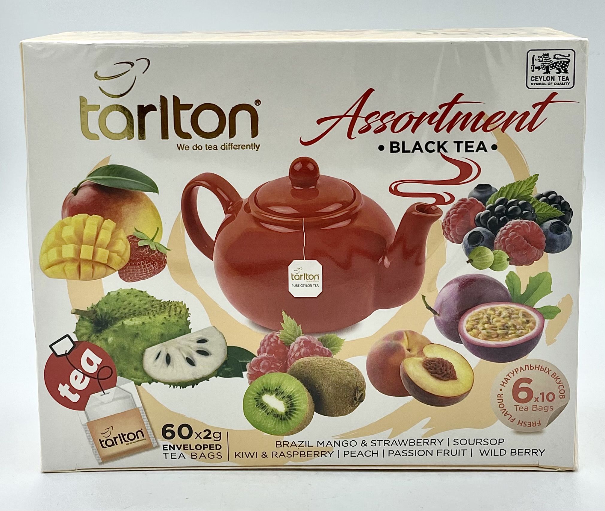 Тарлтон Ассорти чёрный 60 пакетиков Tarlton