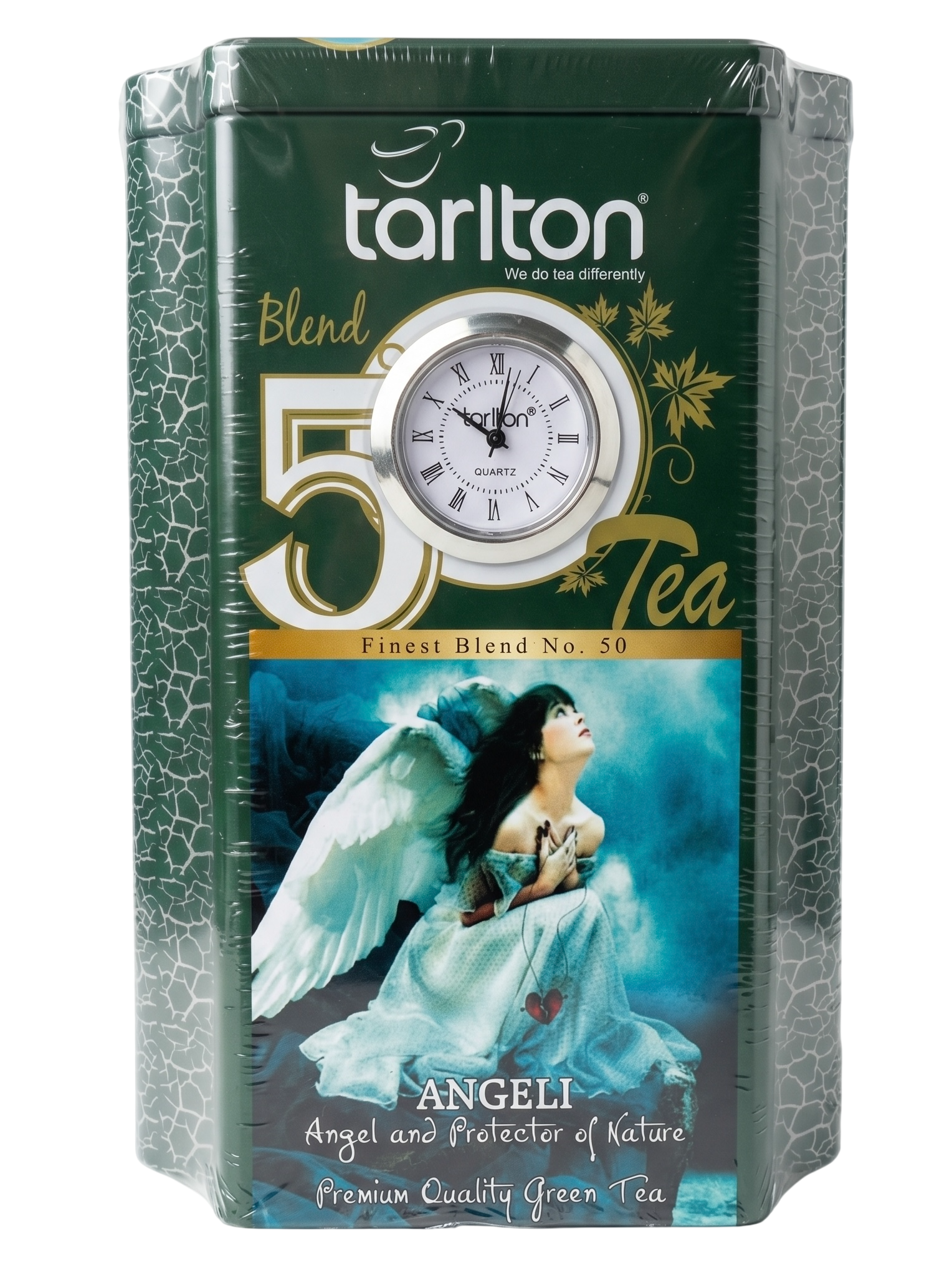 Тарлтон ж/б 200г часы Ангел зелёный Tarlton