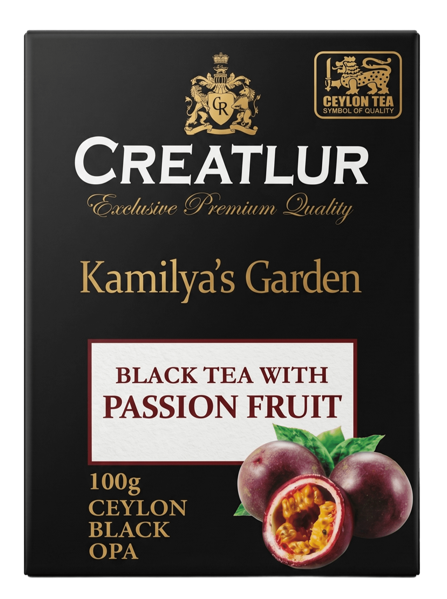 Креатлюр Камилия гарден чёрный Маракуйа 100г Creatlur Kamilya's Garden Passion Fruit