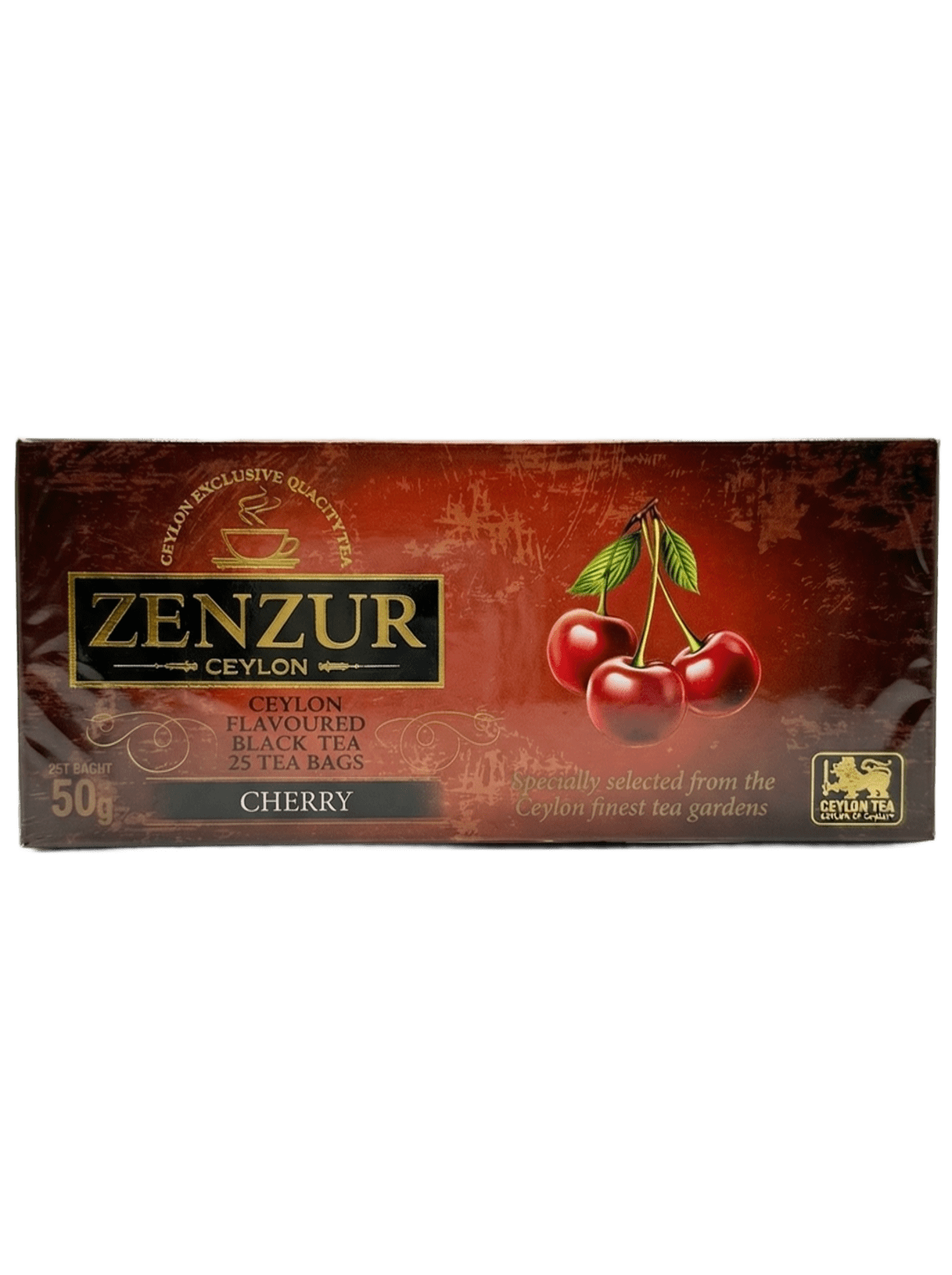 Зензур 25 пакетиков чёрный Вишня Zenzur