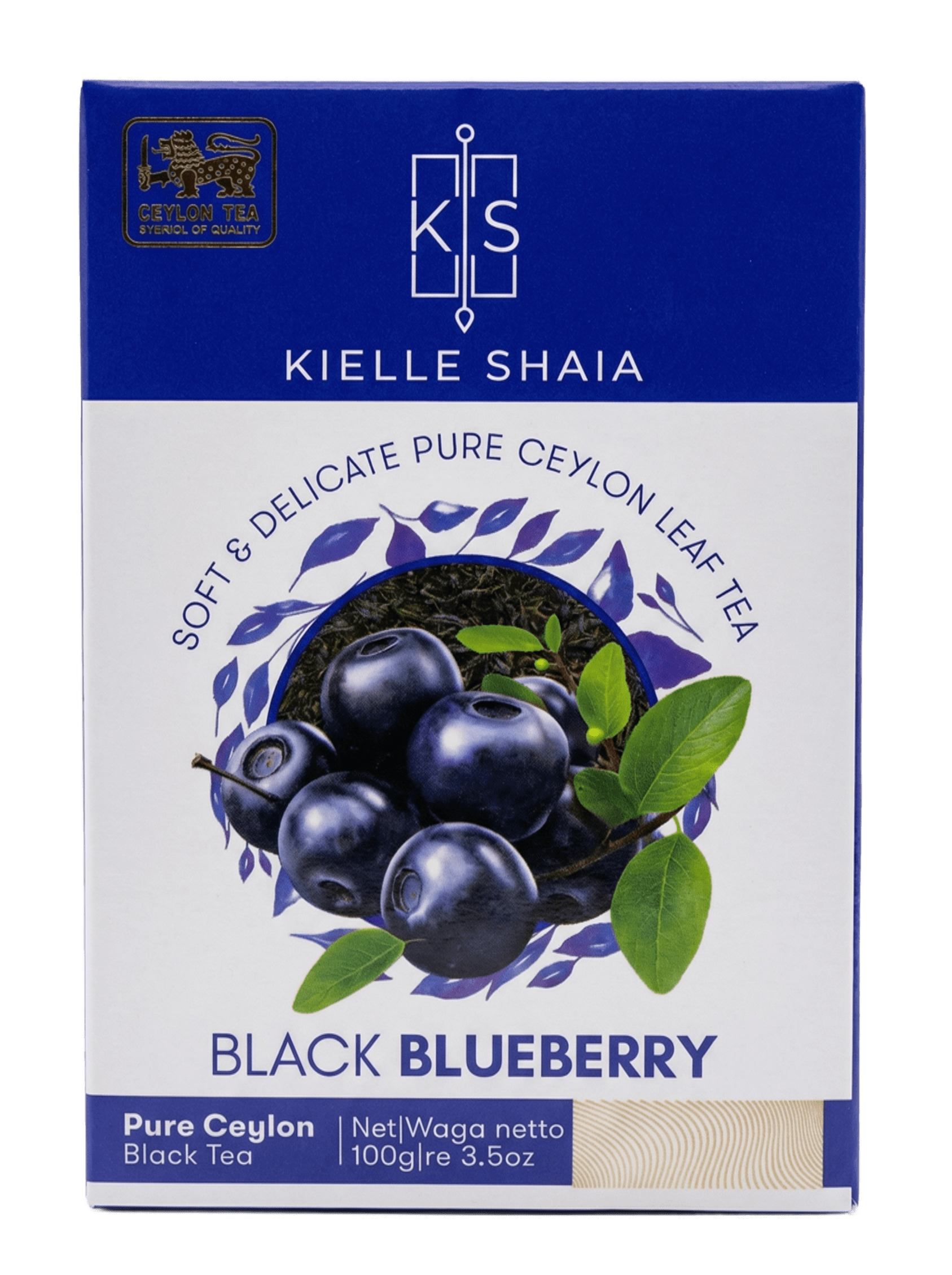 Келли Шая Чёрный Черника 100г Kielle Shaia