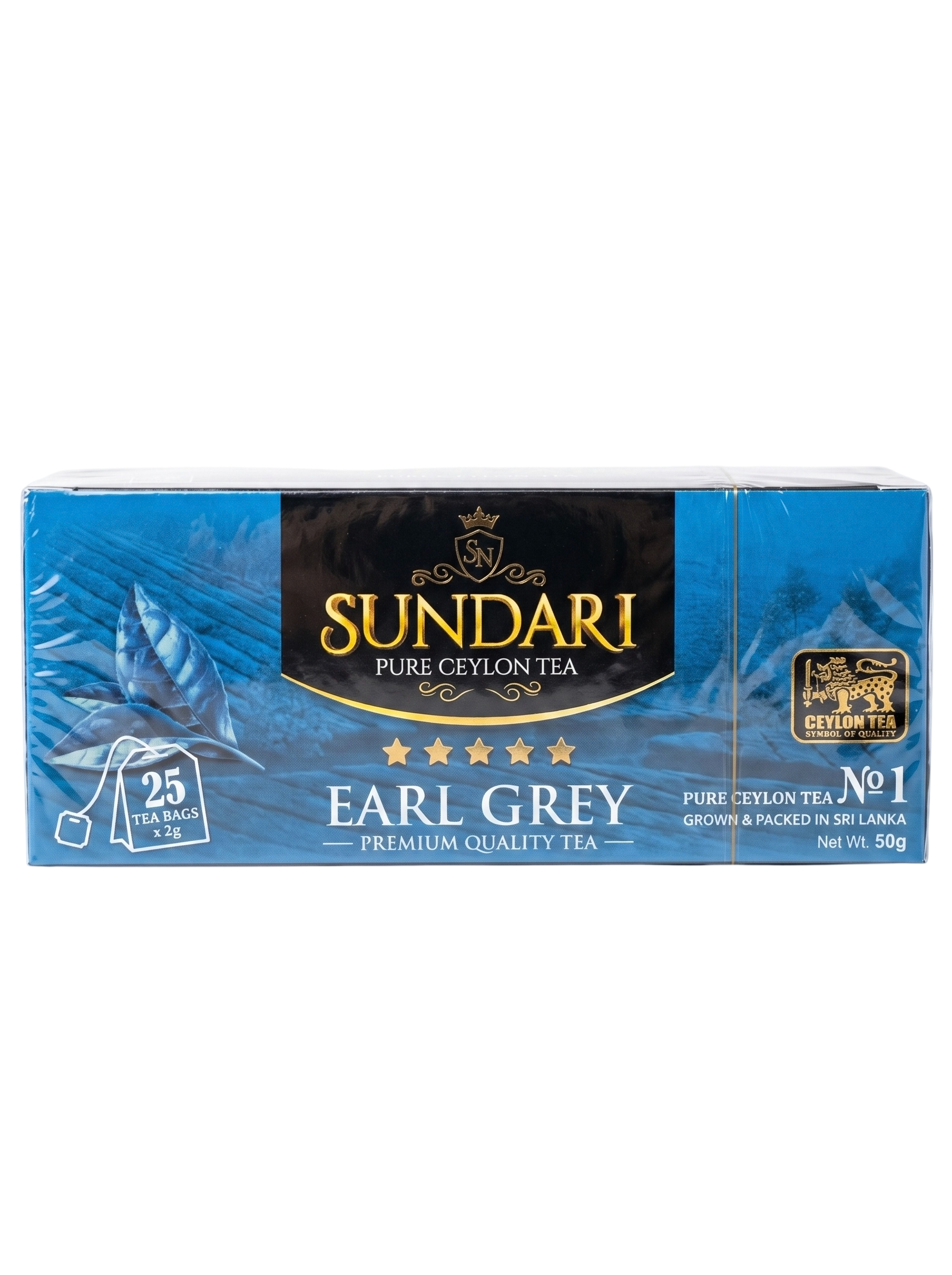 Сундари 25 пакетиков Эрл грей Sundari