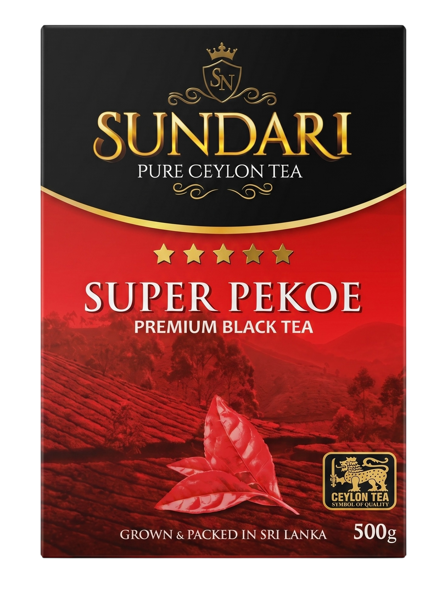 Сундари чёрный Супер Пекое 500г Sundari