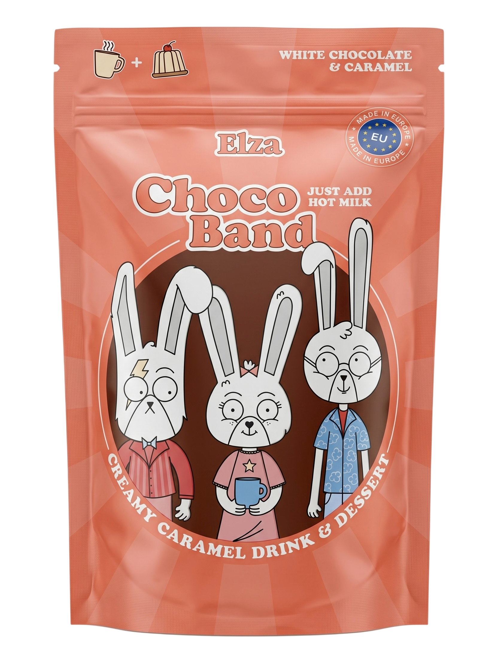 Элза Шоко Бэнд Карамель м/у 200г Elza Choco Band Creamy Caramel