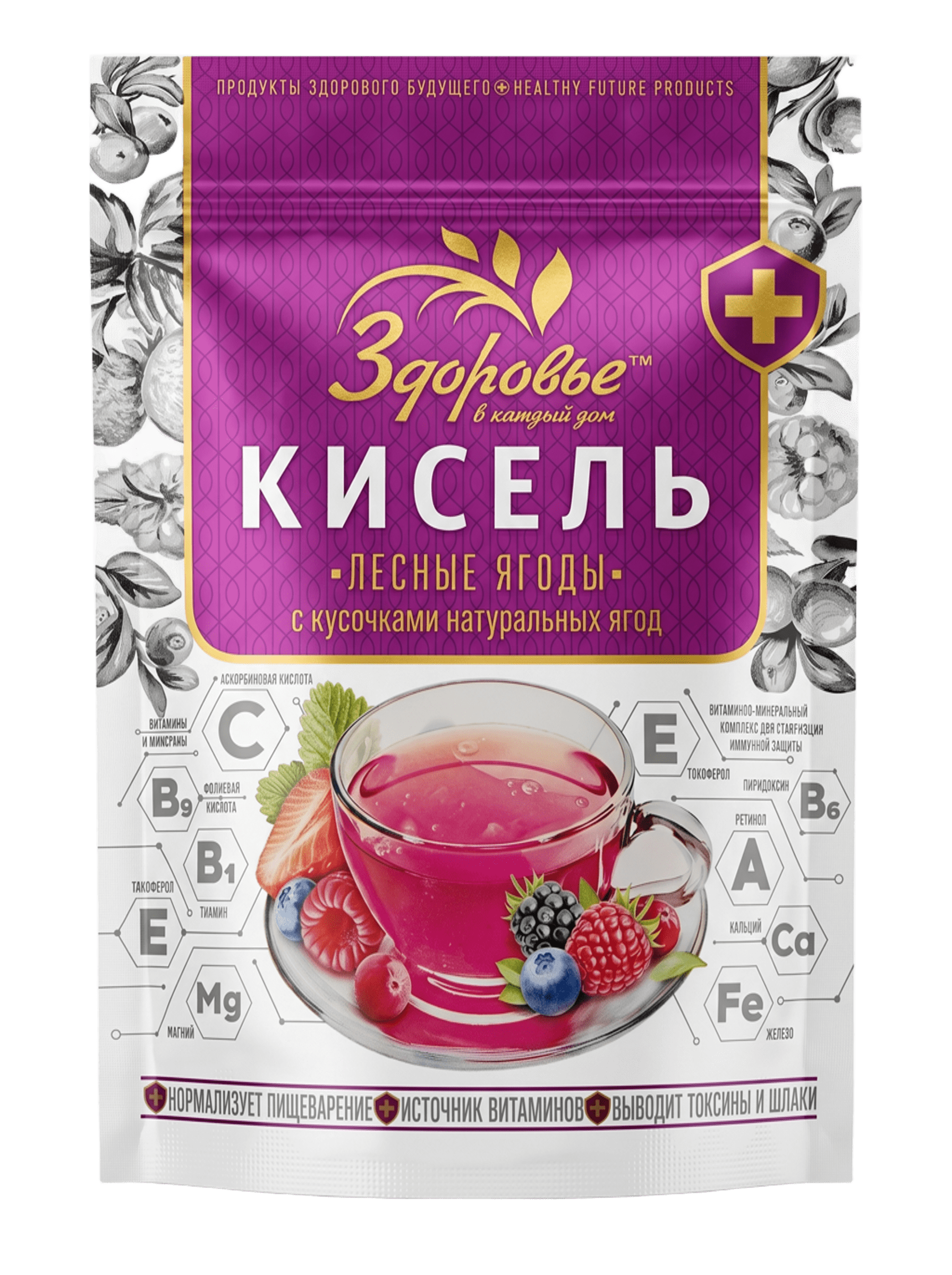 Кисель Здоровье лесные ягоды 150г