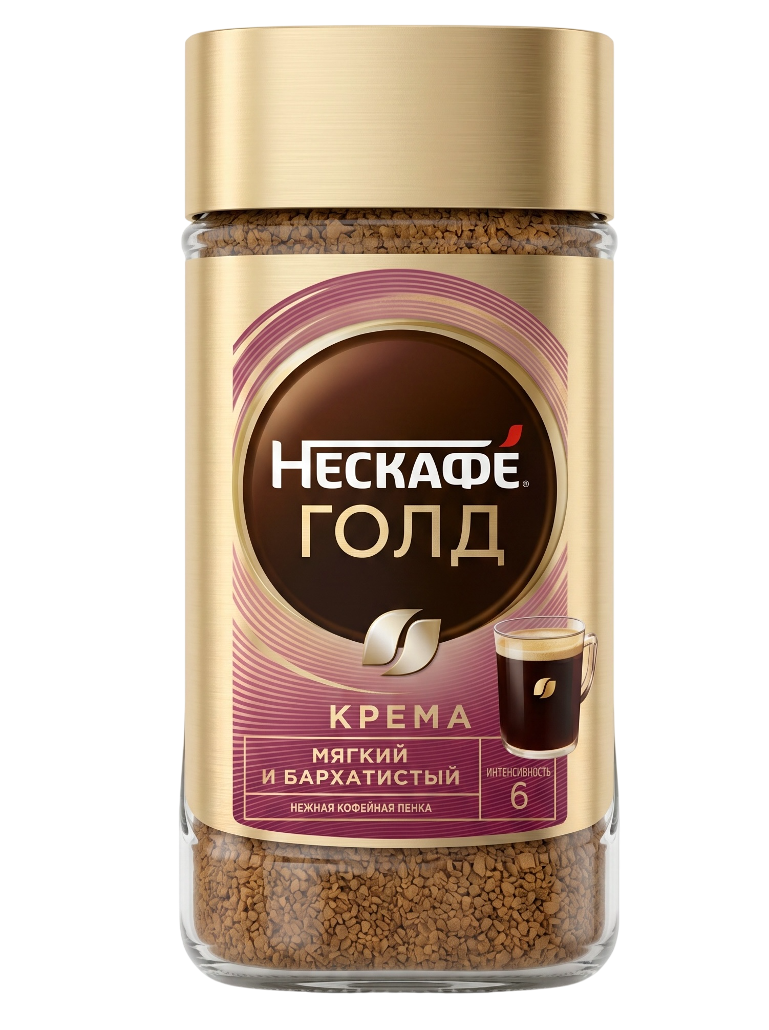 Нескафе Голд Крема ст 170г Nescafe Gold Crema
