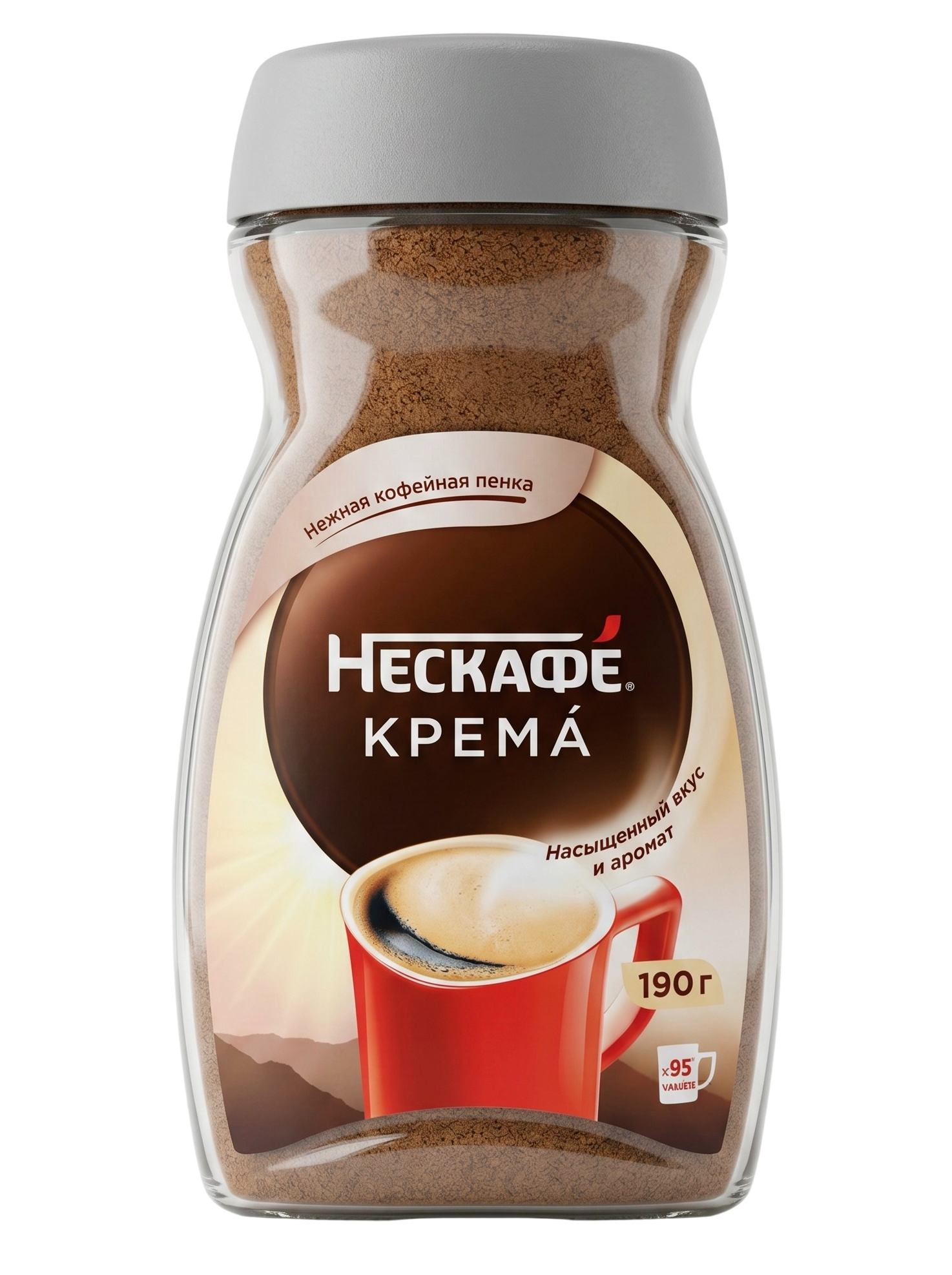 Нескафе Классик Крема ст 190г Nescafe Classic Crema